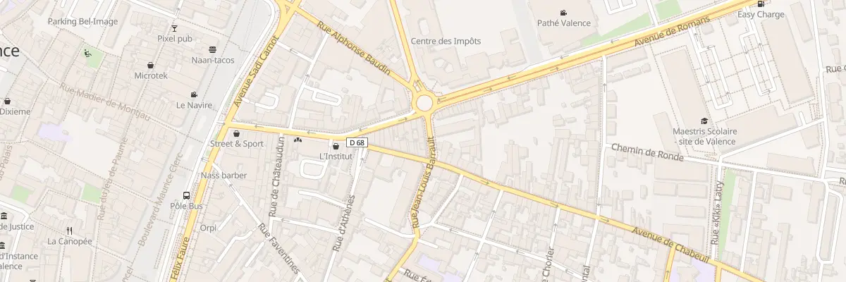 Plan du 6 Rue Jean-Louis Barrault à Valence