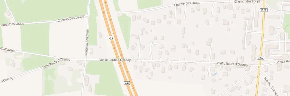 Plan du 748 Rte Vieille Route d’Ozenay à Tournus