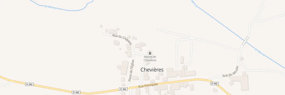 Plan du 3 Rue Traversière à Chevières