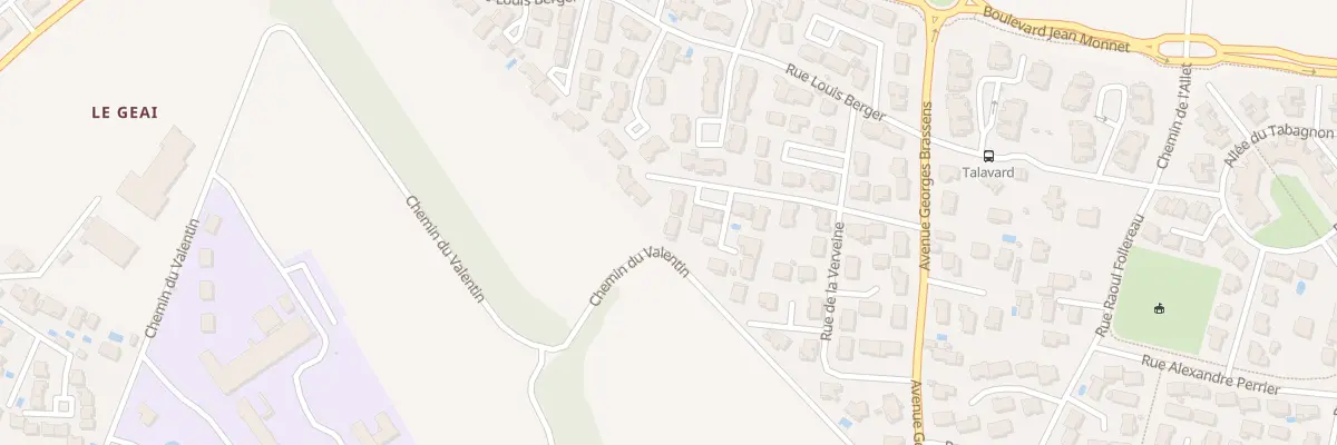 Plan du 201 Rue de la Ciboulette à Bourg-lès-Valence
