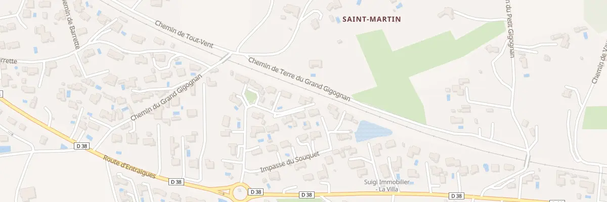 Plan du 10 Imp du Souquet à Sorgues