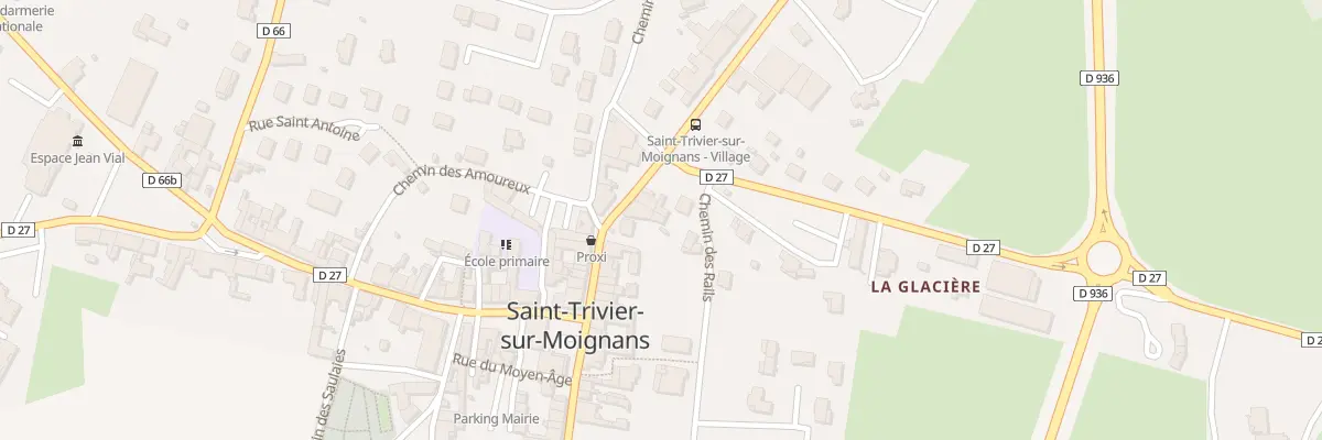 Plan du 46 Rte de Chatillon à Saint-Trivier-sur-Moignans