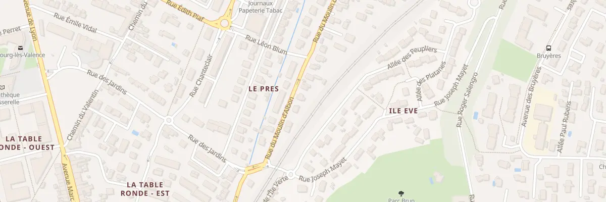 Plan du 12 Rue du Moulin D’Albon à Bourg-lès-Valence