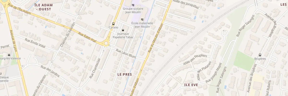 Plan du 27 Rue du Moulin D’Albon à Bourg-lès-Valence