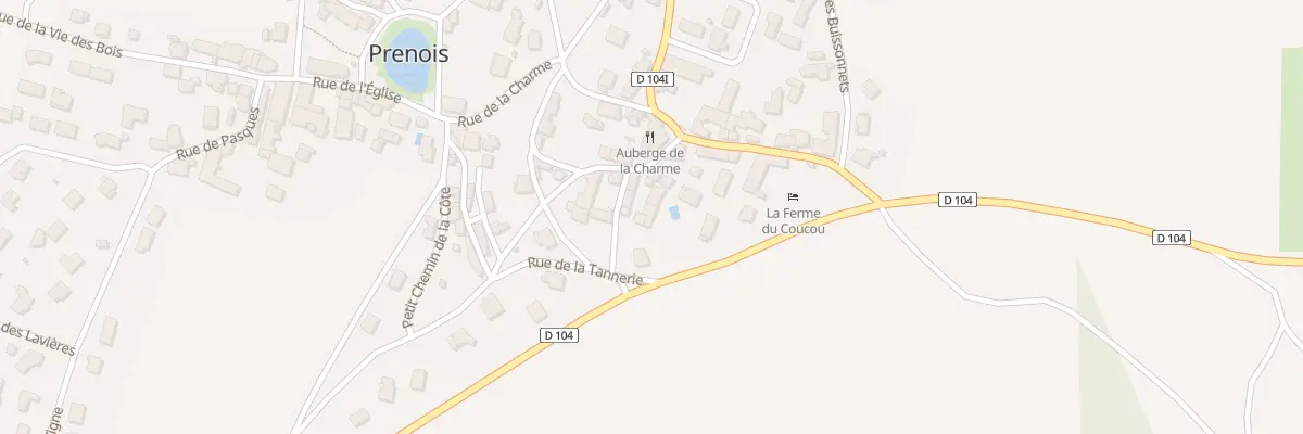 Plan du 14A Rue de la Charme à Prenois