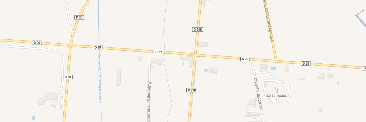 Plan du 5520 Rte des Paluds Cd 29b à Noves