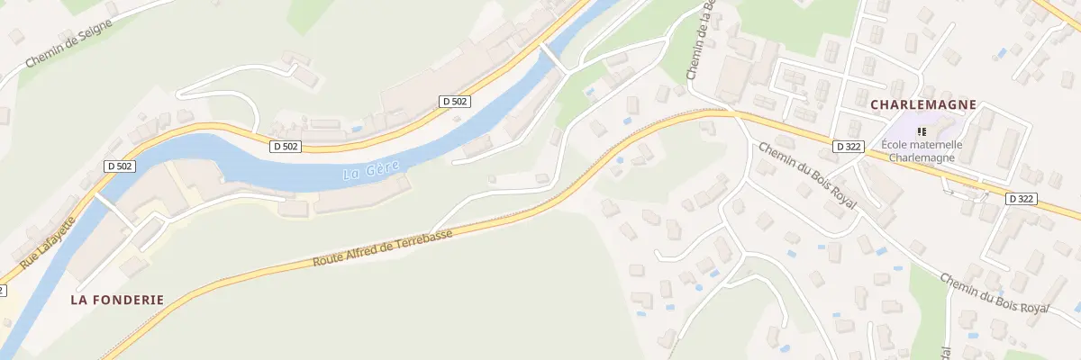 Plan du 9 Che de l’Olifant à Vienne