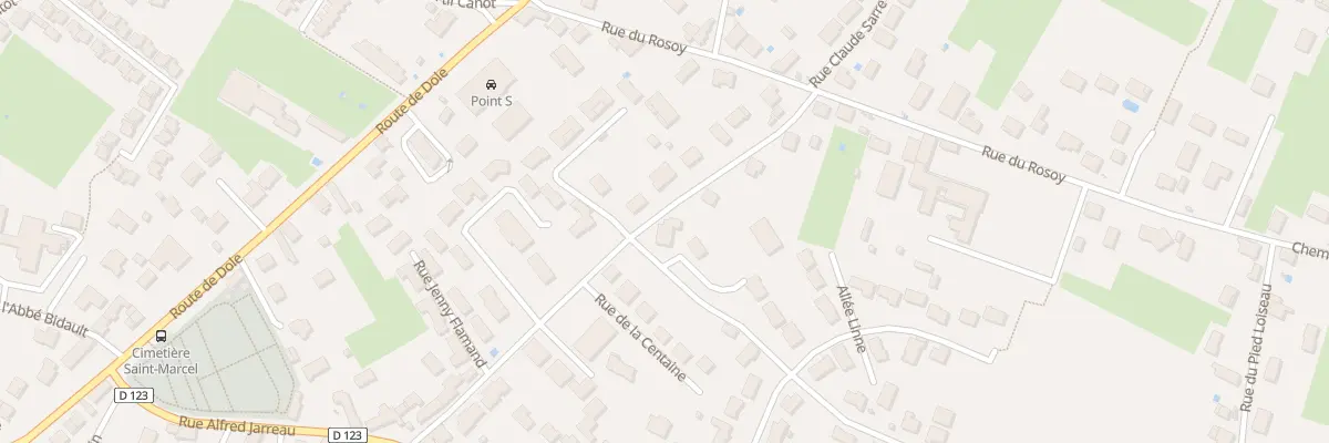 Plan du 16 Rue de la Centaine à Saint-Marcel