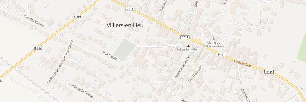 Plan du 3 Rue de la Paix à Voillecomte