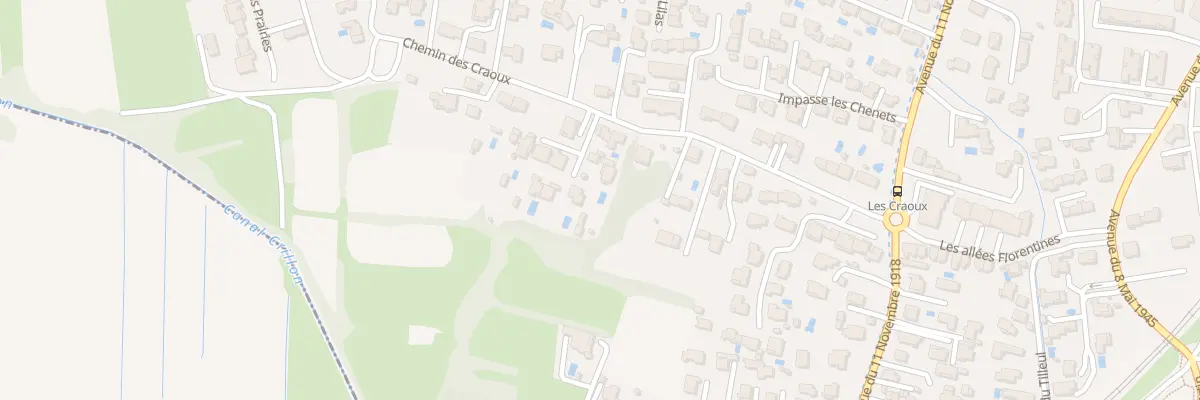 Plan du 9011 Che des Craoux à Morières-lès-Avignon