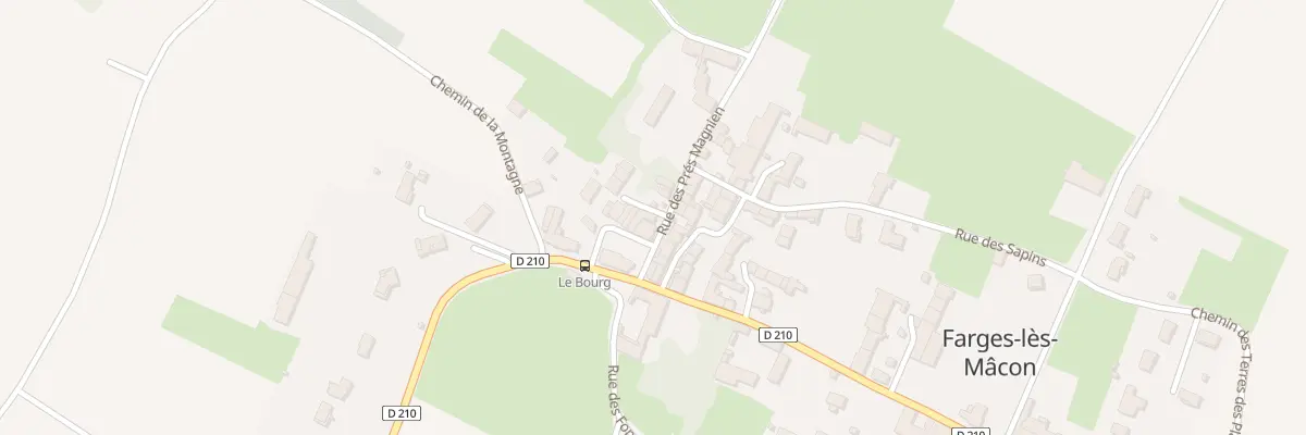 Plan du 1 Rue des Pres Magnien à Farges-lès-Mâcon