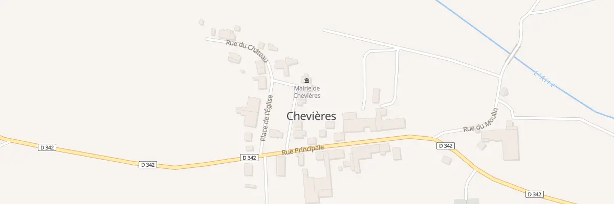 Plan du 10 Rue de la Mairie à Chevières