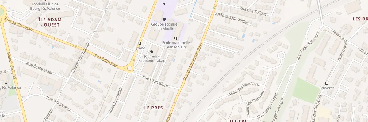 Plan du 31 Rue du Moulin D’Albon à Bourg-lès-Valence