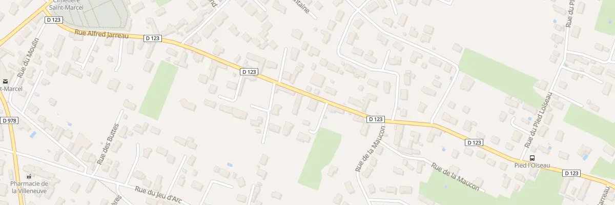 Plan du 24 Rue Alfred Jarreau à Saint-Marcel