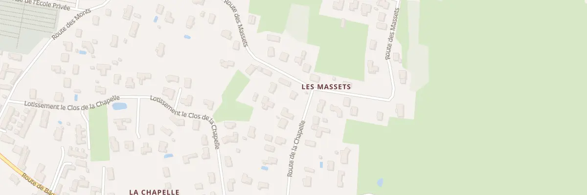 Plan du 555 Rte de la Chapelle à Feillens