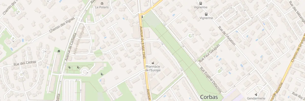 Plan du 2C Rue Auguste Renoir à Corbas