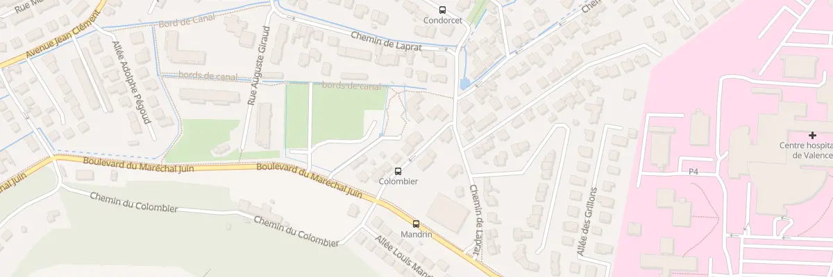 Plan du 6 Cr du Colombier à Valence