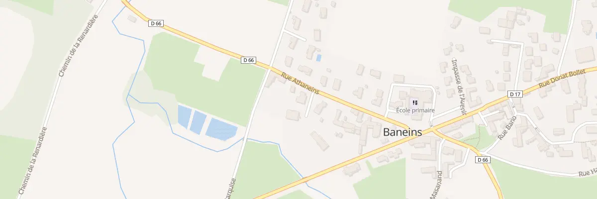 Plan du 197 Rue Athaneins à Baneins