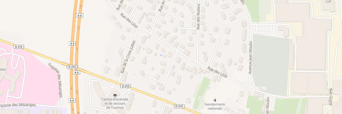 Plan du 27 Rue des Lilas à Tournus