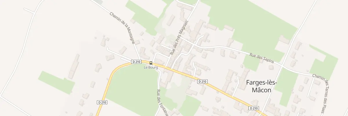 Plan du 6 Rue des Pres Magnien à Farges-lès-Mâcon