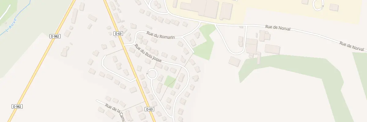 Plan du 13 Rue du Bois Josse à Sainte-Menehould
