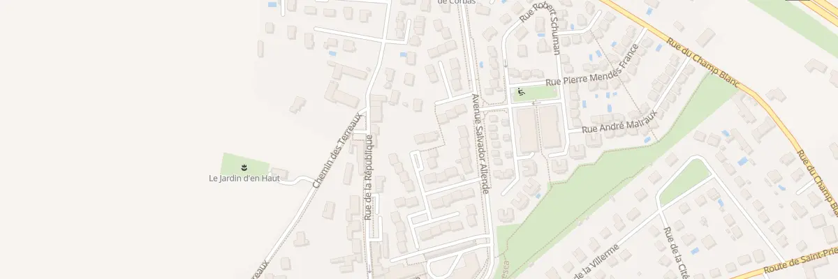 Plan du 14 Rue des Bleuets à Corbas
