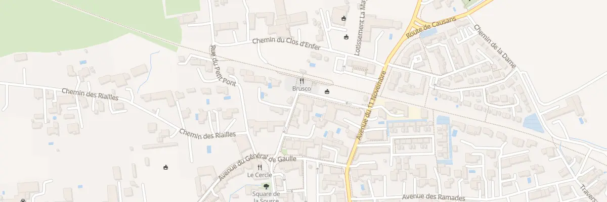 Plan du 32 Av de la Gare à Jonquières