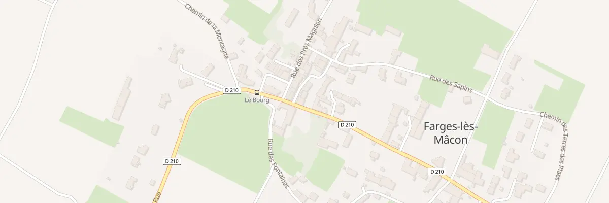 Plan du 22 Rue Grande Rue à Farges-lès-Mâcon