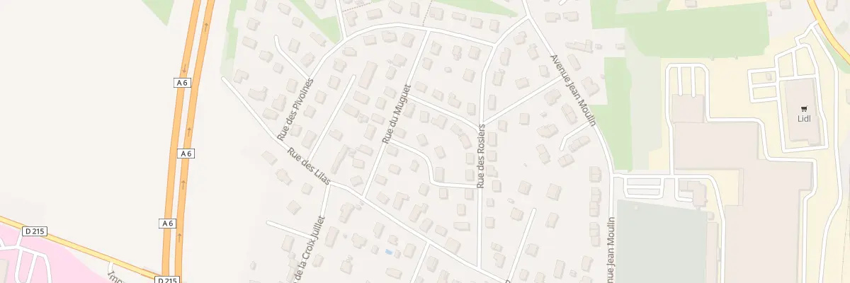 Plan du 6 Rue des Hortensias à Tournus
