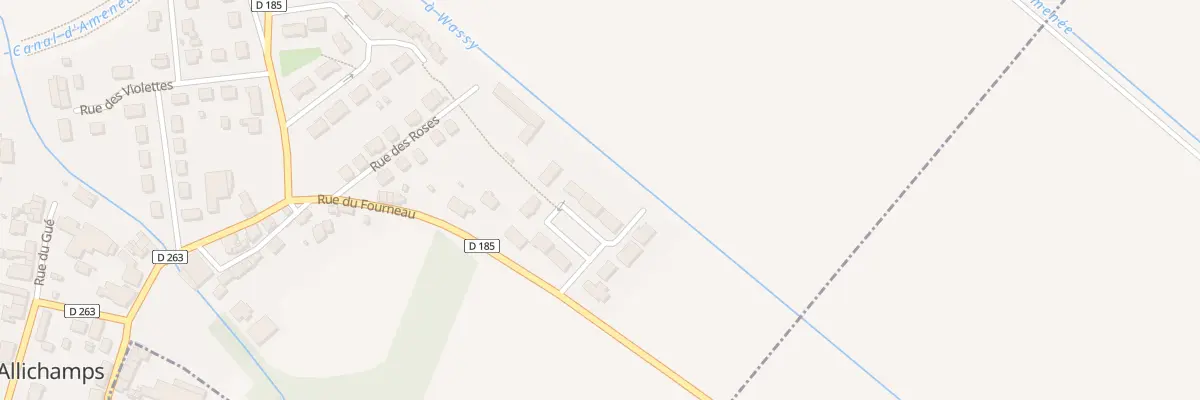 Plan du 7 Rue Frédéric Chopin à Allichamps