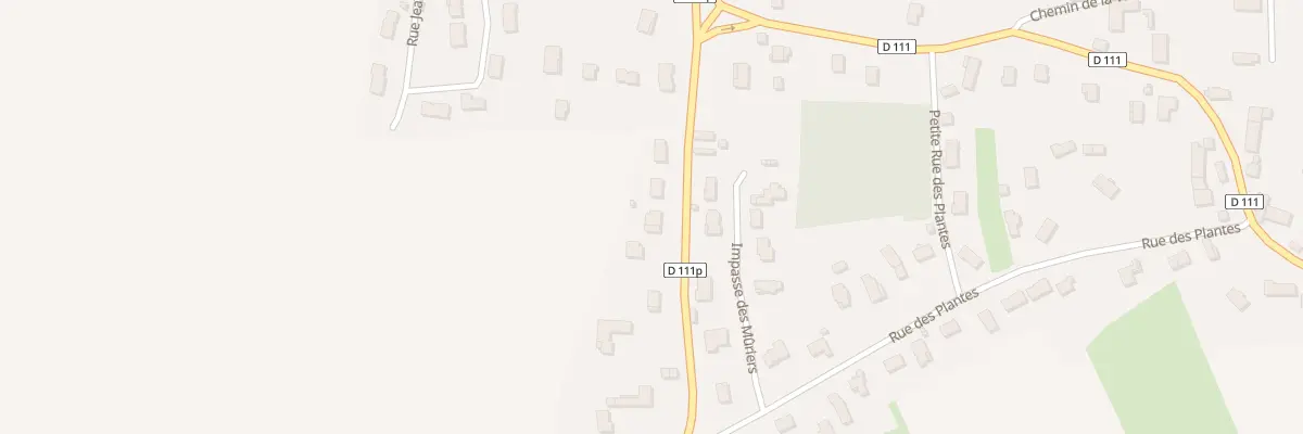 Plan du 16 Rte de Sainte Marie la Blanche à Combertault