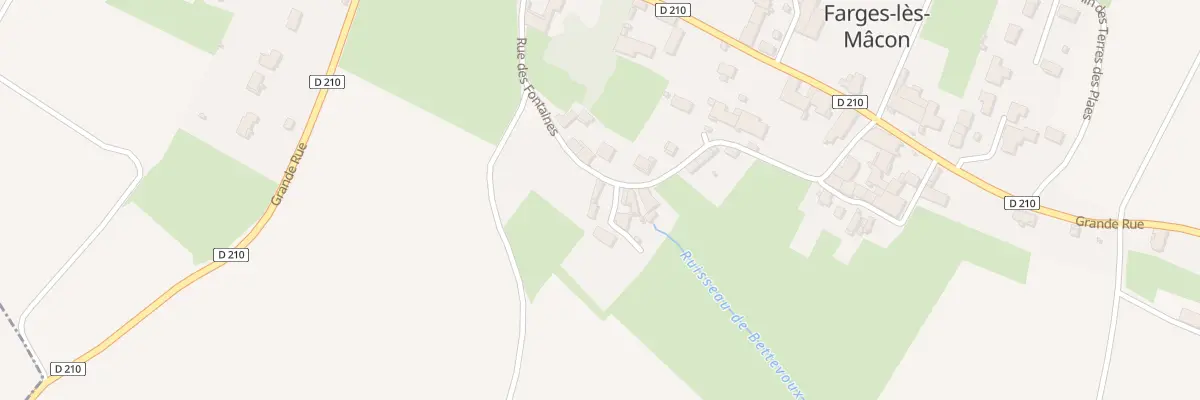 Plan du 19 Rue des Fontaines à Farges-lès-Mâcon