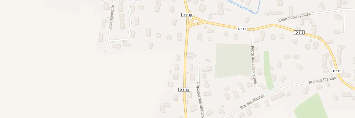 Plan du 12 Rte de Sainte Marie la Blanche à Combertault