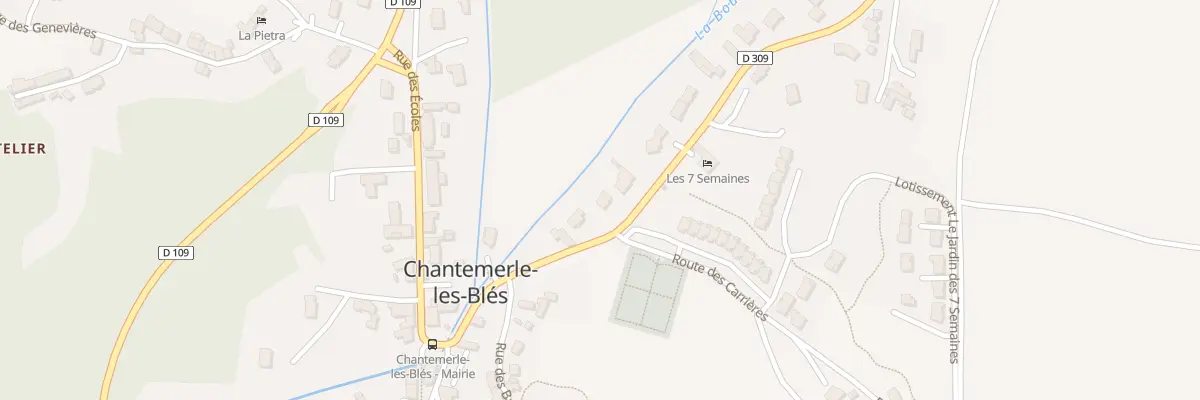 Plan du 175 Rte de Chavannes à Chantemerle-les-Blés