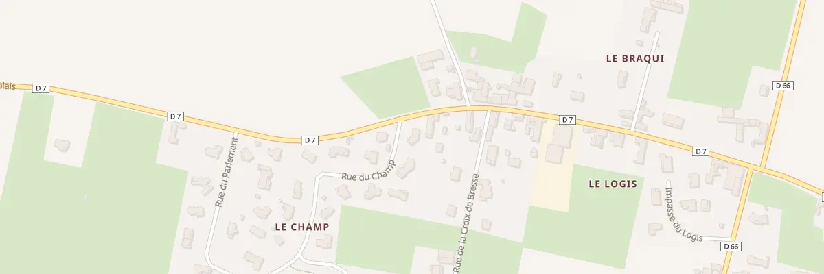 Plan du 274 Che du Champ à Dompierre-sur-Chalaronne