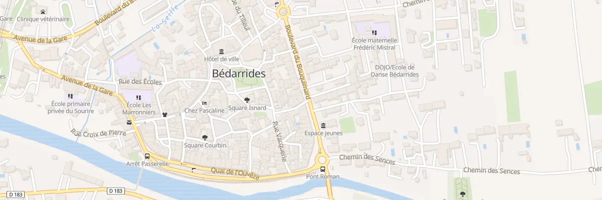 Plan du 32 Crs Bouquimard à Bédarrides