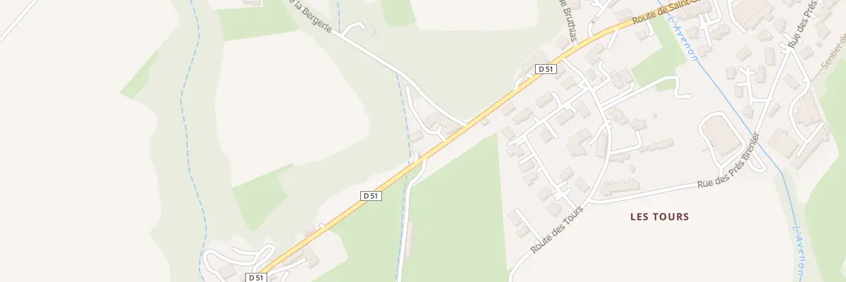 Plan du 630 Rte de St Uze à Saint-Jean-de-Galaure