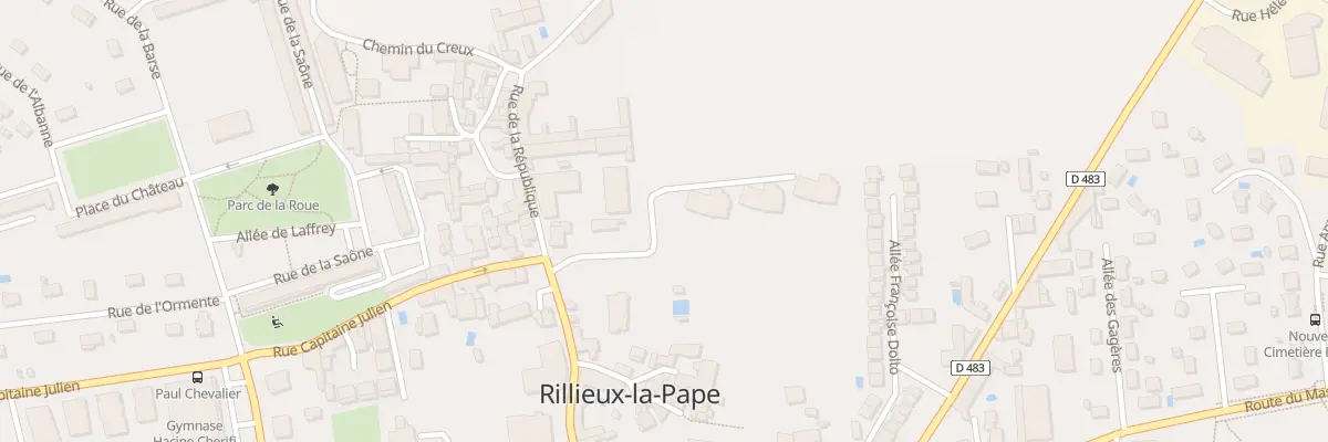 Plan du 22B Rue de la République à Rillieux-la-Pape