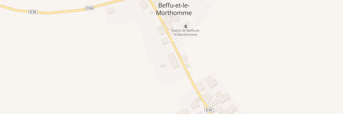 Plan du 8 Rue de Beffu à Beffu-et-le-Morthomme