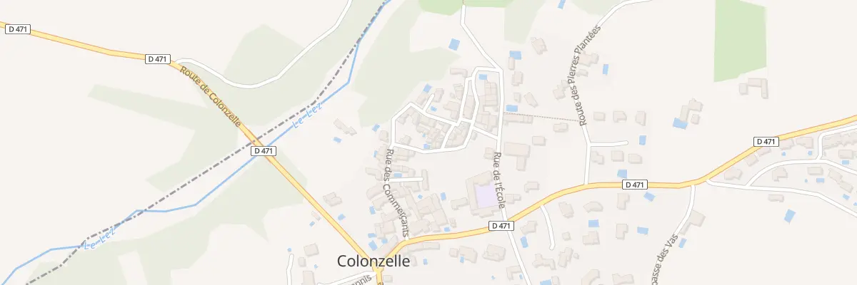Plan du 5210 Le Village à Colonzelle