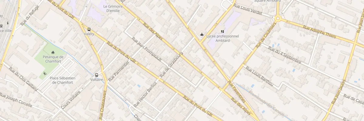Plan du 88 Rue des Alpes à Valence