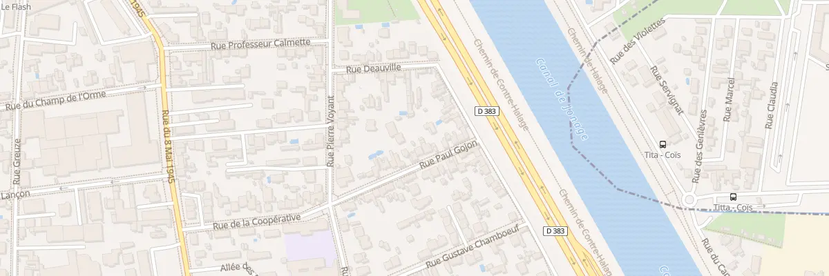 Plan du 17 Rue Paul Gojon à Villeurbanne
