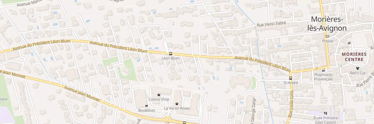 Plan du 305A Av du Pdt Leon Blum à Morières-lès-Avignon