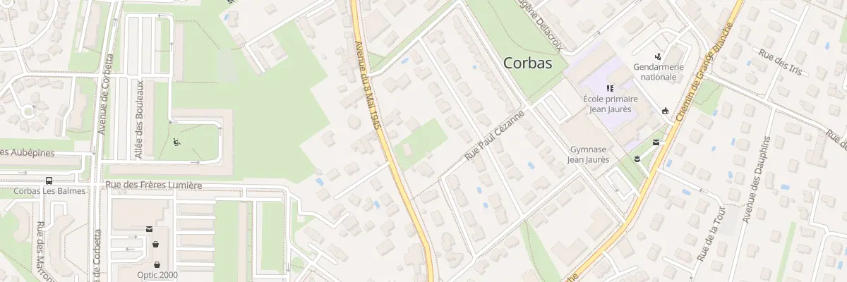 Plan du 51 Av du Huit Mai 1945 à Corbas