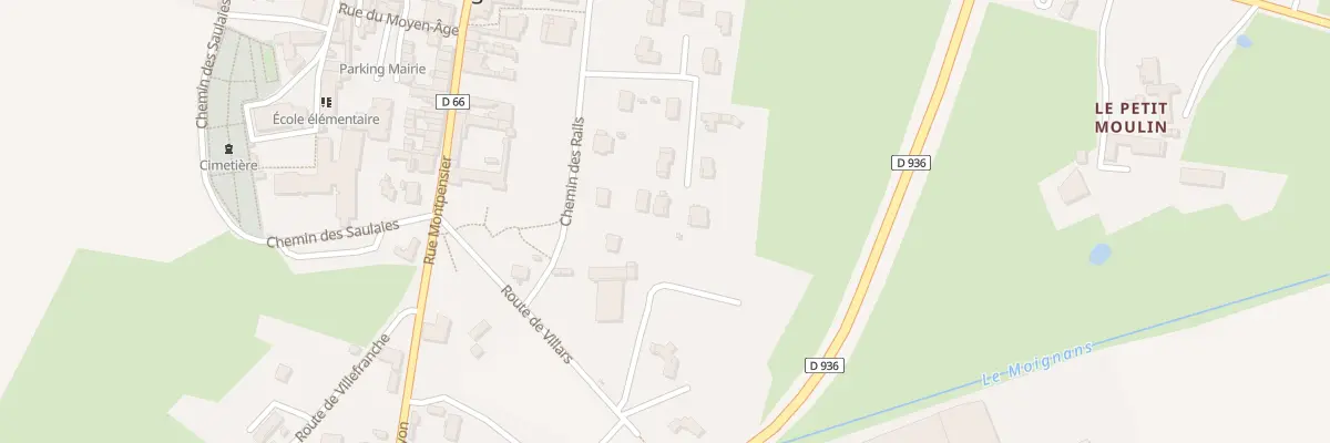Plan du 3 Lot le Puits Vert à Saint-Trivier-sur-Moignans