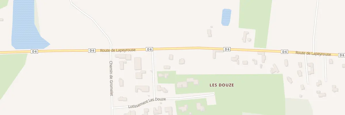 Plan du 652 Rte de Lapeyrouse à Saint-Jean-de-Thurigneux