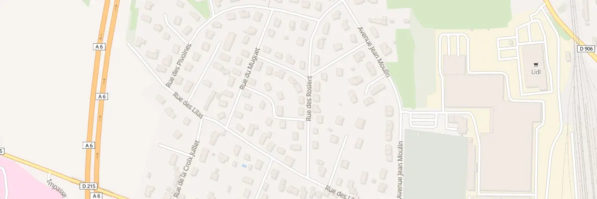 Plan du 9 Rue des Rosiers à Tournus