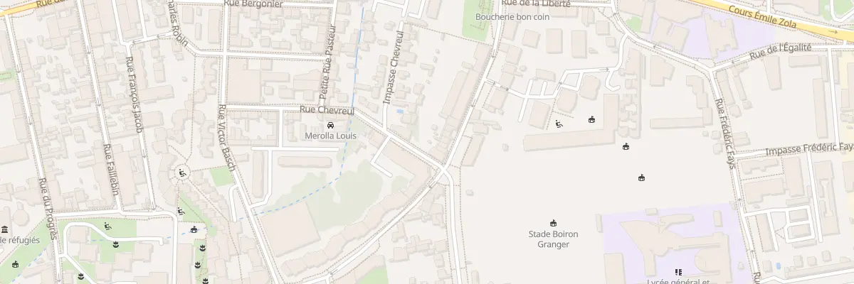 Plan du 38 Rue Pierre Baratin à Villeurbanne