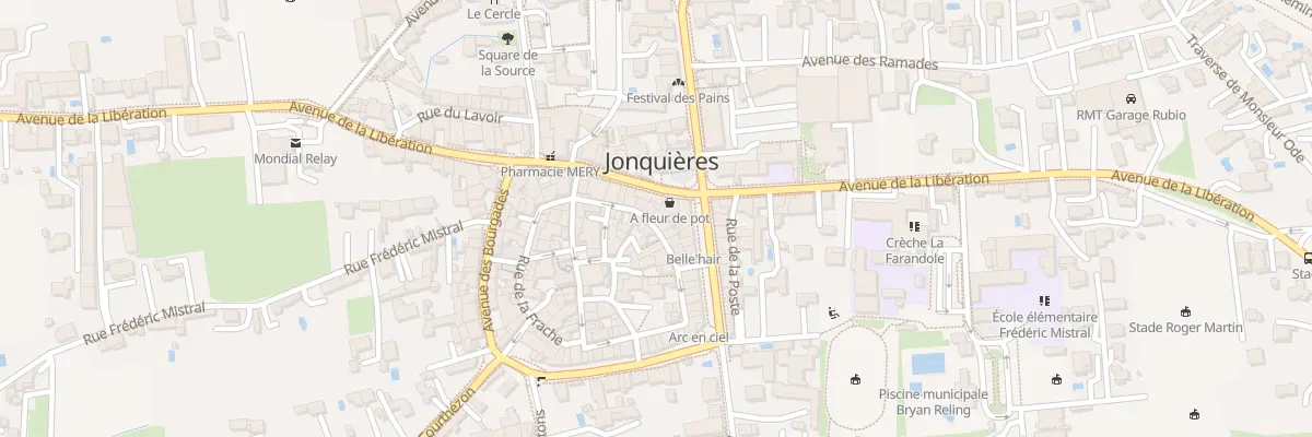 Plan du 13 Rue des Andrés à Jonquières