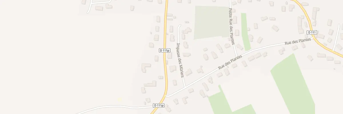 Plan du 9 Rte de Sainte Marie la Blanche à Combertault